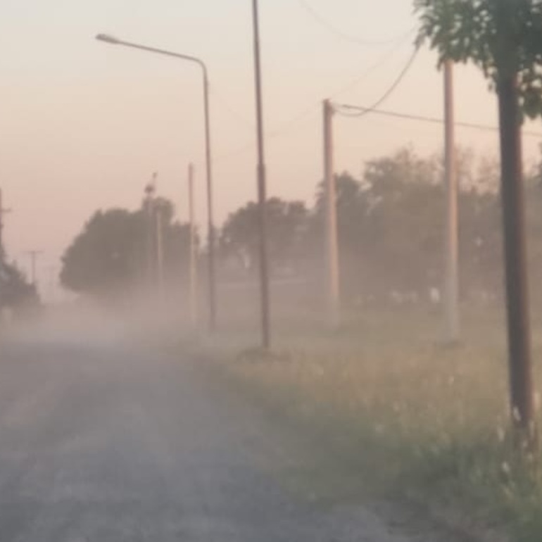 Foto tomada esta tarde junto a la queja.