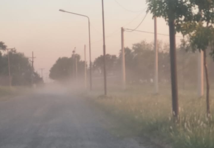 Foto tomada esta tarde junto a la queja.
