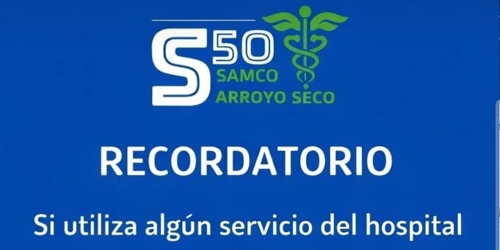 Imagen de El SAMCo Arroyo Seco recuerda a los pacientes informar si cuentan con obra social