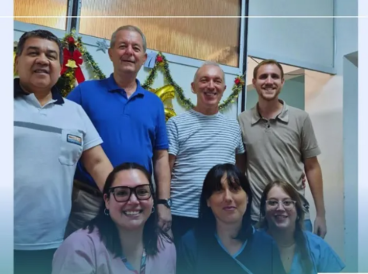 Imagen de El SAMCo Arroyo Seco recibi&oacute; la visita del intendente durante la guardia de A&ntilde;o Nuevo