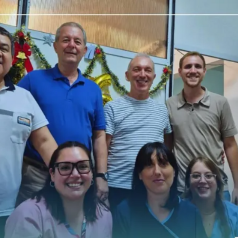 Imagen de El SAMCo Arroyo Seco recibi&oacute; la visita del intendente durante la guardia de A&ntilde;o Nuevo