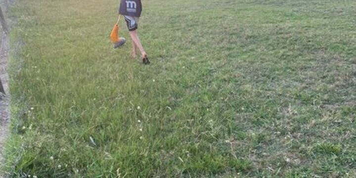 Imagen de Indignaci&oacute;n en Barrio G&uuml;emes: Ante la ausencia municipal, los vecinos pagaron para mantener la cancha