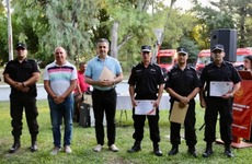 Imagen de El Gobierno provincial destac&oacute; la inversi&oacute;n en equipamiento para los Bomberos Zapadores de Rosario