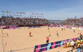 Imagen de Rosario se convierte en la capital mundial del f&uacute;tbol playa con la "Copa Tricentenario"