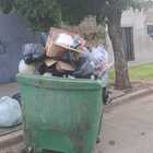 Una de las tantas im&aacute;genes tomadas estos d&iacute;as en uno de los contenedores desbordados de bolsitas.