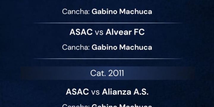 Imagen de Hoy en A.S.A.C. como sub sede, se disputa la 2da jornada del 'Mundialito Alianza Arteaga'