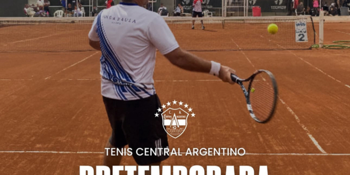 Imagen de El 12/01, inicia la pretemporada de tenis en Central Argentino