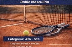 Imagen de En Enero, torneo americano de tenis 'dobles masculino' en A.S.A.C.