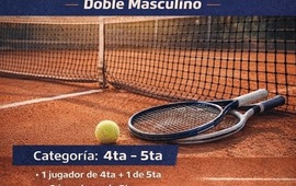 Imagen de En Enero, torneo americano de tenis 'dobles masculino' en A.S.A.C.