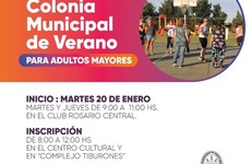 Imagen de Colonia Municipal de Verano para adultos mayores