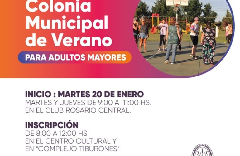 Imagen de Colonia Municipal de Verano para adultos mayores