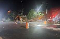 Imagen de Destrozos en Ruta 21: un cami&oacute;n derrib&oacute; cables, sem&aacute;foros y una columna