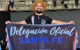 Imagen de Maximiliano Ballinari represent&oacute; a Santa Fe en el Festival Nacional del Malambo
