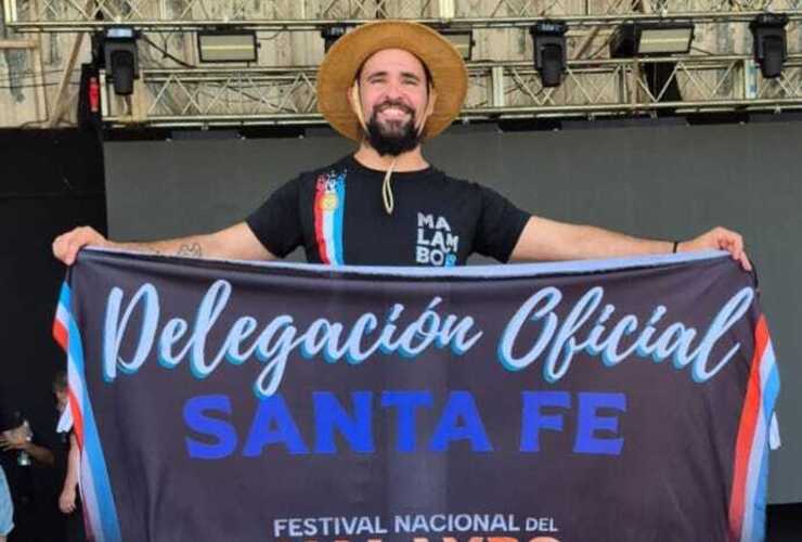 Imagen de Maximiliano Ballinari representó a Santa Fe en el Festival Nacional del Malambo Imagen de Maximiliano Ballinari representó a Santa Fe en el Festival Nacional del Malambo