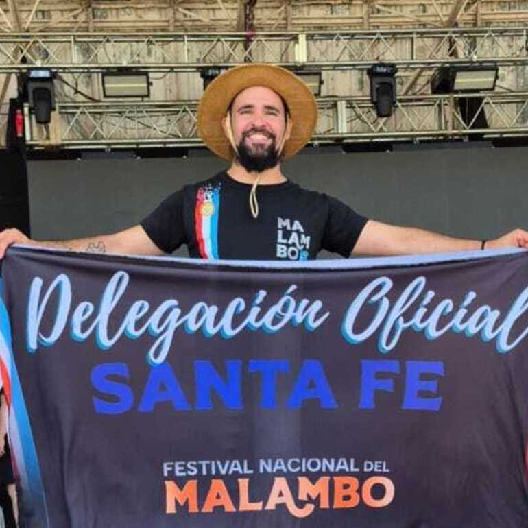 Imagen de Maximiliano Ballinari represent&oacute; a Santa Fe en el Festival Nacional del Malambo