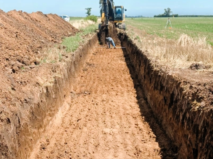 Imagen de Avanza la obra del canal aliviador del Arroyo Pav&oacute;n