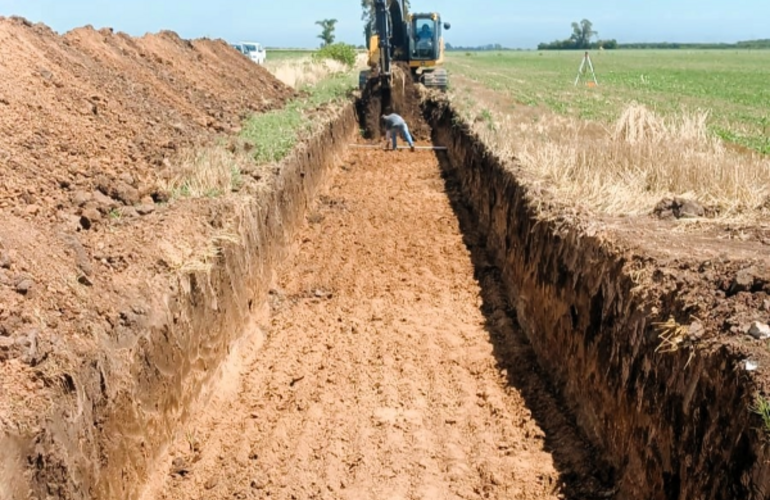 Imagen de Avanza la obra del canal aliviador del Arroyo Pav&oacute;n