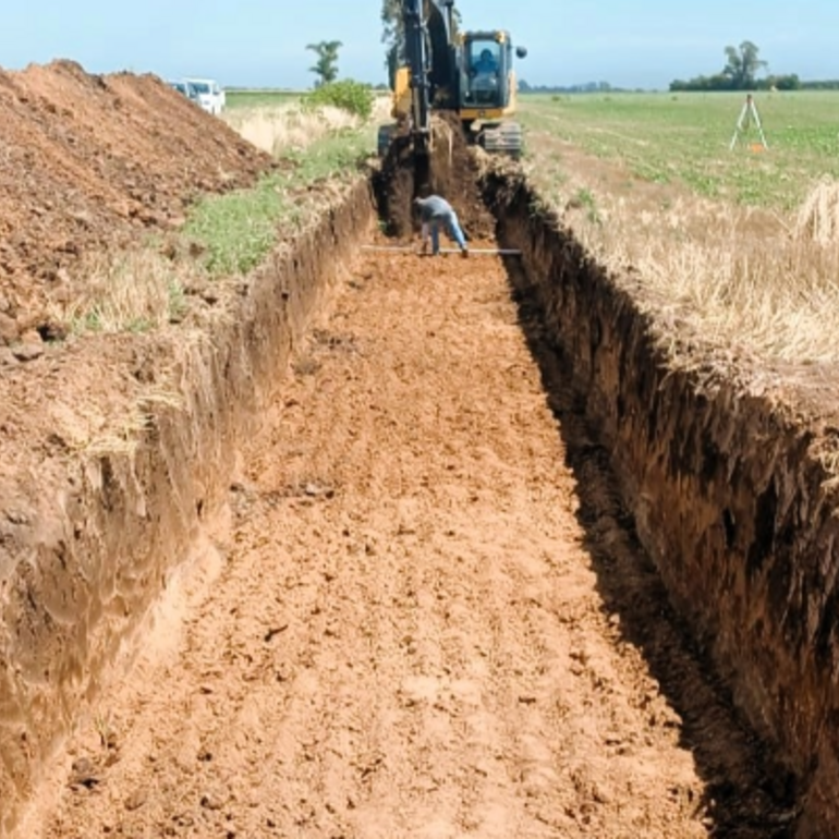 Imagen de Avanza la obra del canal aliviador del Arroyo Pav&oacute;n