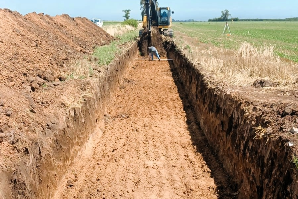 Imagen de Avanza la obra del canal aliviador del Arroyo Pav&oacute;n