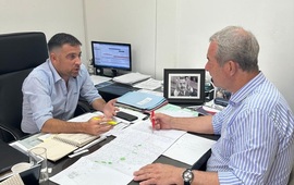 Imagen de Gesti&oacute;n por seguridad vial: El intendente Tonelli mantuvo una reuni&oacute;n clave en Vialidad Provincial