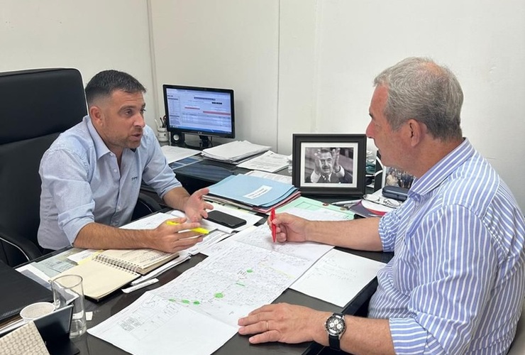 Imagen de Gesti&oacute;n por seguridad vial: El intendente Tonelli mantuvo una reuni&oacute;n clave en Vialidad Provincial