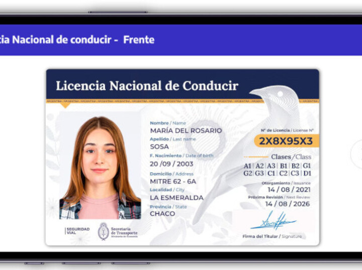 Imagen de Santa Fe: Las licencias de conducir digitales ya son v&aacute;lidas para circular por toda la provincia