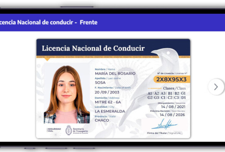 Imagen de Santa Fe: Las licencias de conducir digitales ya son v&aacute;lidas para circular por toda la provincia