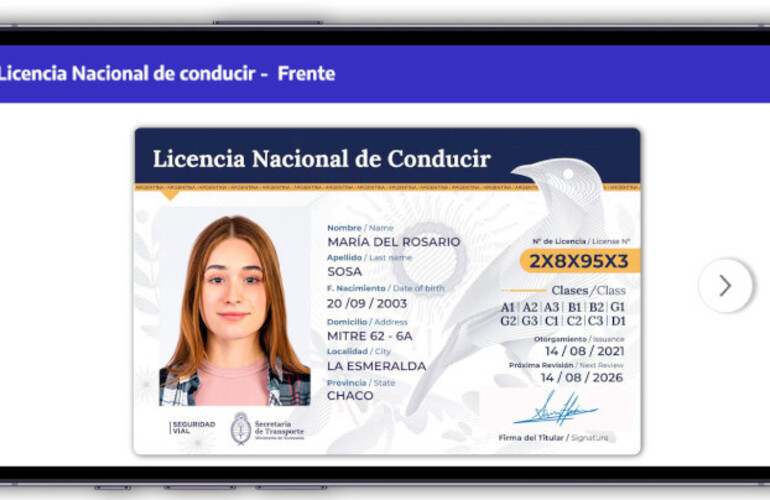 Imagen de Santa Fe: Las licencias de conducir digitales ya son v&aacute;lidas para circular por toda la provincia