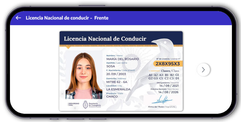 Imagen de Santa Fe: Las licencias de conducir digitales ya son v&aacute;lidas para circular por toda la provincia