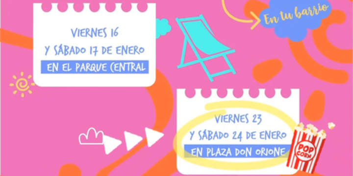 Imagen de Hoy, Cine a la Reposera en plaza Don Orione en General Lagos