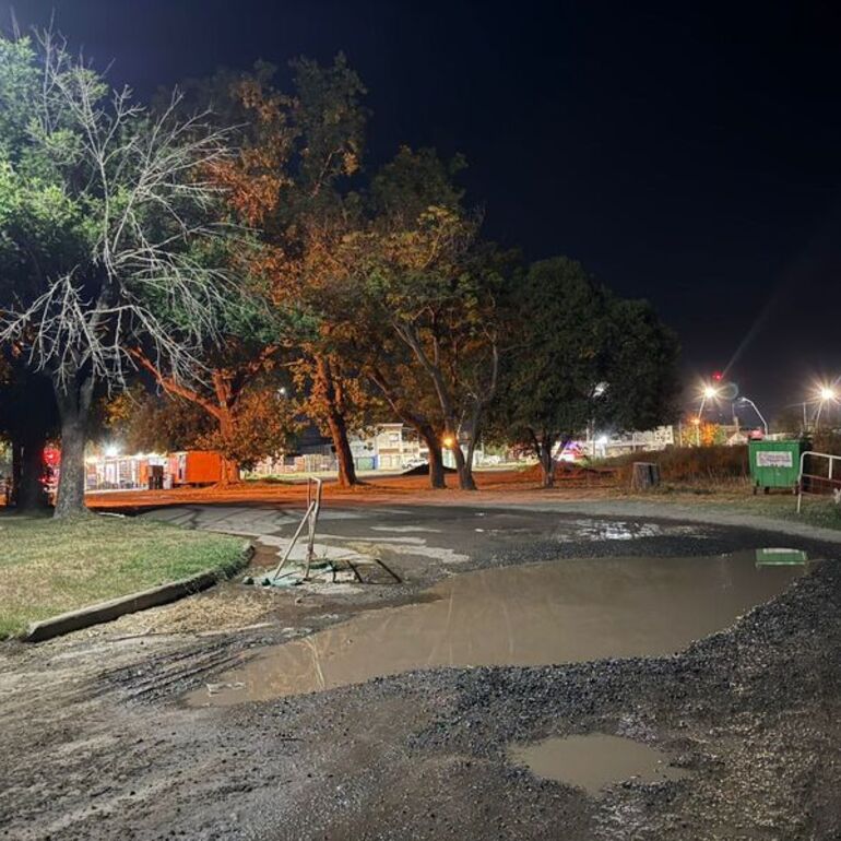 Imagen de Reclamo por el mal estado de Alejandro G&oacute;mez y Juan B. Justo
