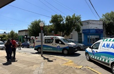 Imagen de Accidente de tr&aacute;nsito entre un veh&iacute;culo y un peat&oacute;n en Libertad y Belgrano