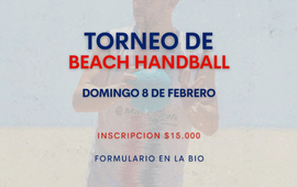 Imagen de En Febrero, Torneo de Beach Handball en Talleres