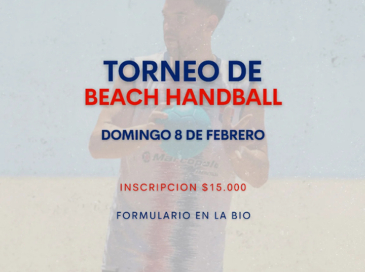 Imagen de En Febrero, Torneo de Beach Handball en Talleres