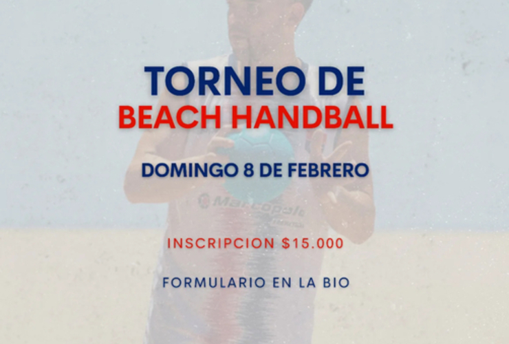 Imagen de En Febrero, Torneo de Beach Handball en Talleres