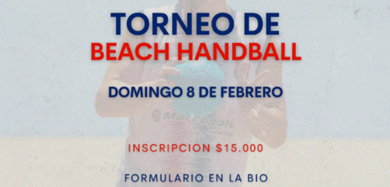 Imagen de En Febrero, Torneo de Beach Handball en Talleres