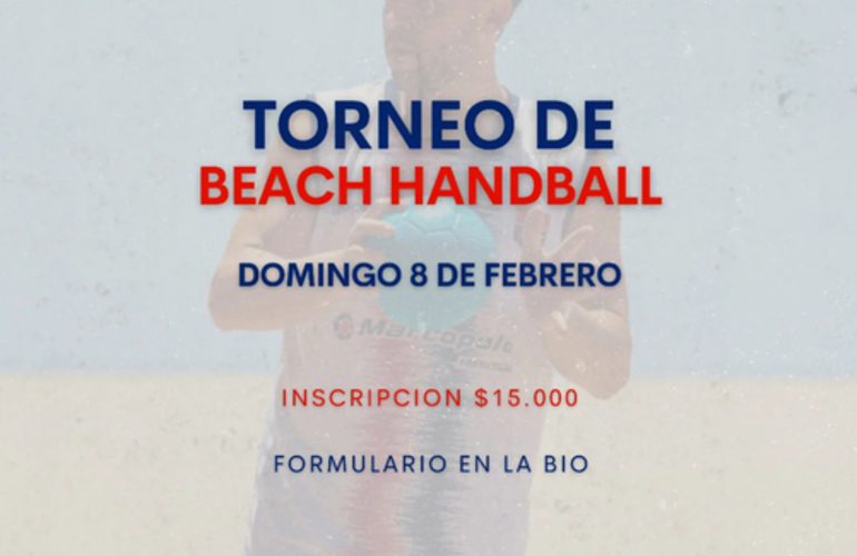 Imagen de En Febrero, Torneo de Beach Handball en Talleres