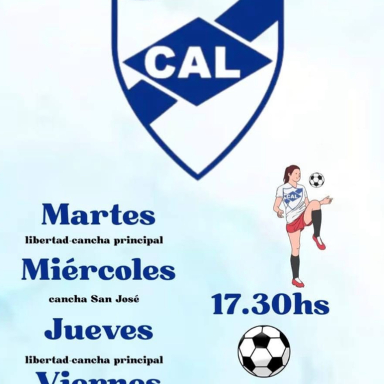 Imagen de Convocatoria de jugadoras de f&uacute;tbol femenino en Libertad