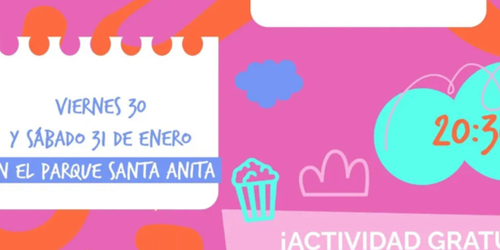 Imagen de Cine a la Reposera en el parque Santa Anita