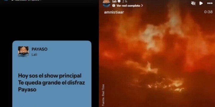 Imagen de El ir&oacute;nico mensaje de Lali Esp&oacute;sito tras la presentaci&oacute;n de Javier Milei en Mar del Plata