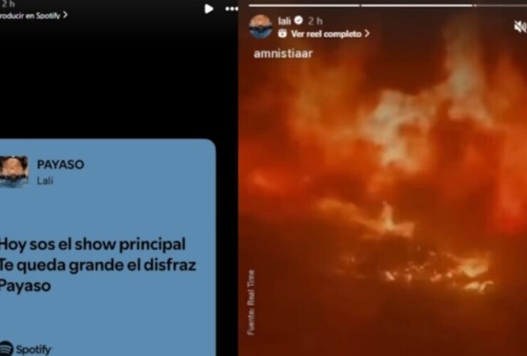 Imagen de El ir&oacute;nico mensaje de Lali Esp&oacute;sito tras la presentaci&oacute;n de Javier Milei en Mar del Plata