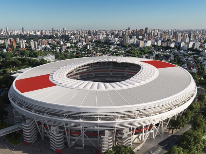 Imagen de Ampliaci&oacute;n de capacidad, tribunas nuevas y techado del 'Monumental' de River Plate