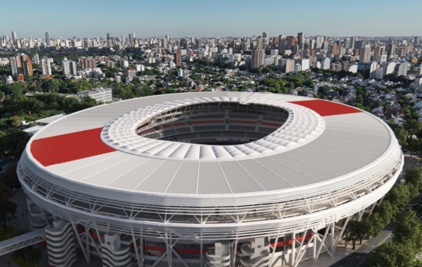 Imagen de Ampliaci&oacute;n de capacidad, tribunas nuevas y techado del 'Monumental' de River Plate