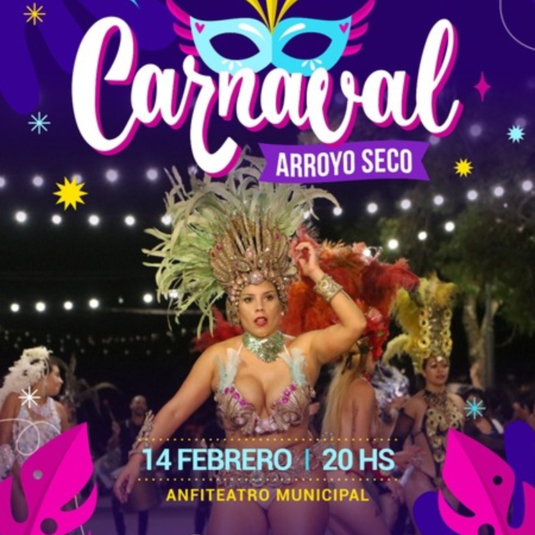 Imagen de Carnaval en Arroyo Seco: Se viene una noche a puro ritmo y color en el Anfiteatro Municipal