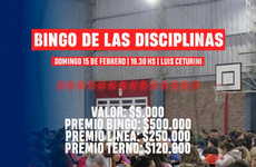 Imagen de El 15/02, Bingo de las Disciplinas de Talleres