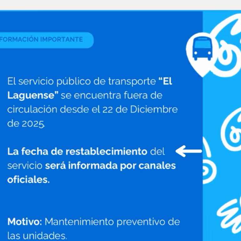 Imagen de La Comuna de General Lagos inform&oacute; sobre el transporte p&uacute;blico 'El Laguense'