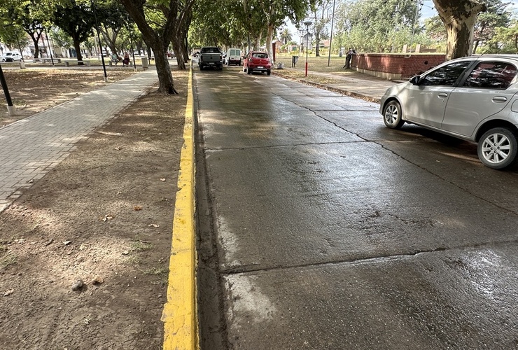 Imagen de Reclamo de un vecino porque el regador pas&oacute; por el Bv. Maiorano y no por las calles de tierra locales