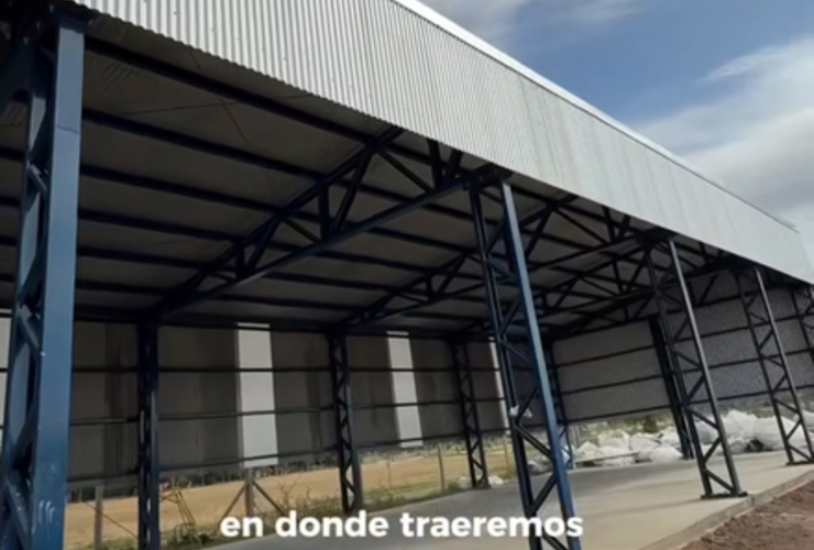 Imagen de Infraestructura nueva en la Planta de Reciclaje de General Lagos