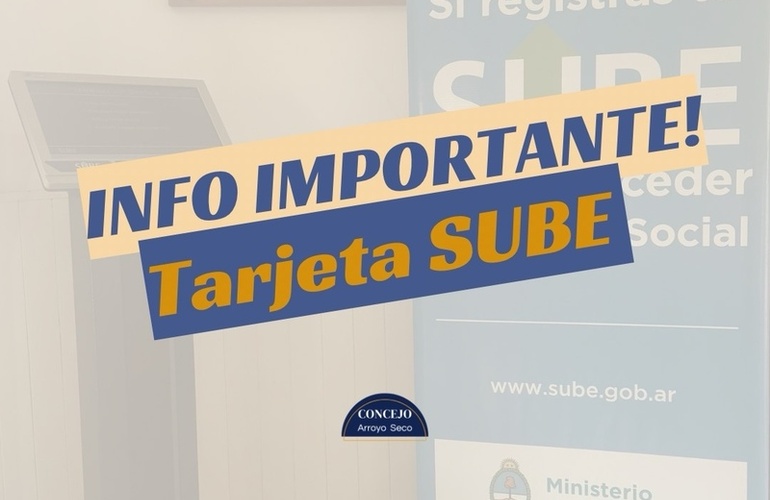 Imagen de Tarjeta SUBE: Arroyo Seco cuenta con dos terminales autom&aacute;ticas y una unidad de gesti&oacute;n para realizar tr&aacute;mites