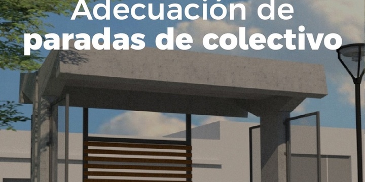 Imagen de Pueblo Esther inici&oacute; la renovaci&oacute;n integral de las paradas de colectivos